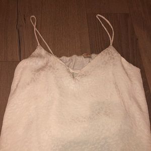 White cheetah print tank top!